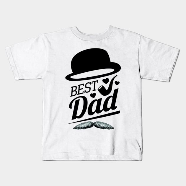 father day Kids T-Shirt by The Pharaohs